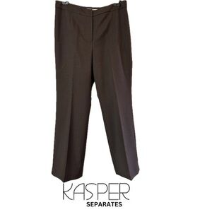 Kasper Separates Dark Brown Suiting Pants Petite Size 8P